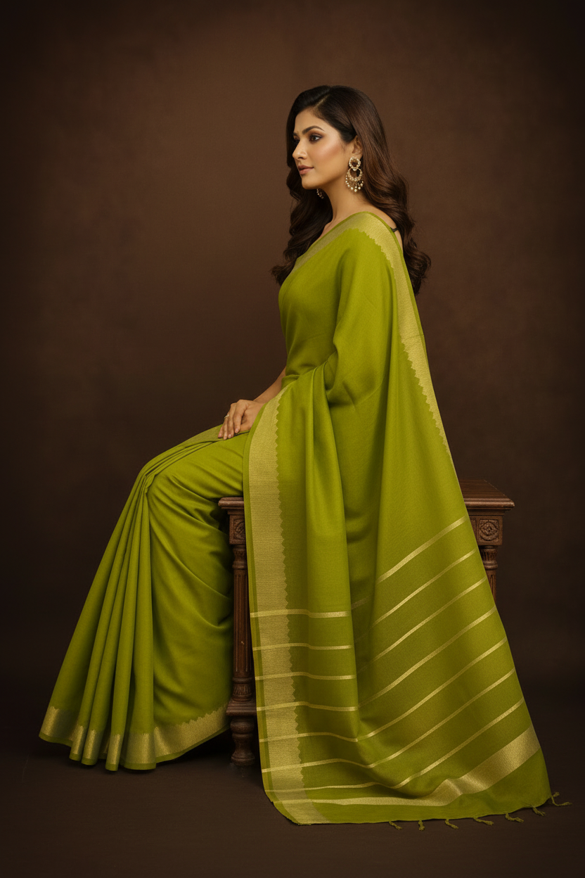 Seated graceful pose – side angle