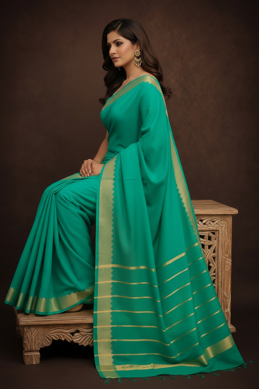 Seated graceful pose – side angle