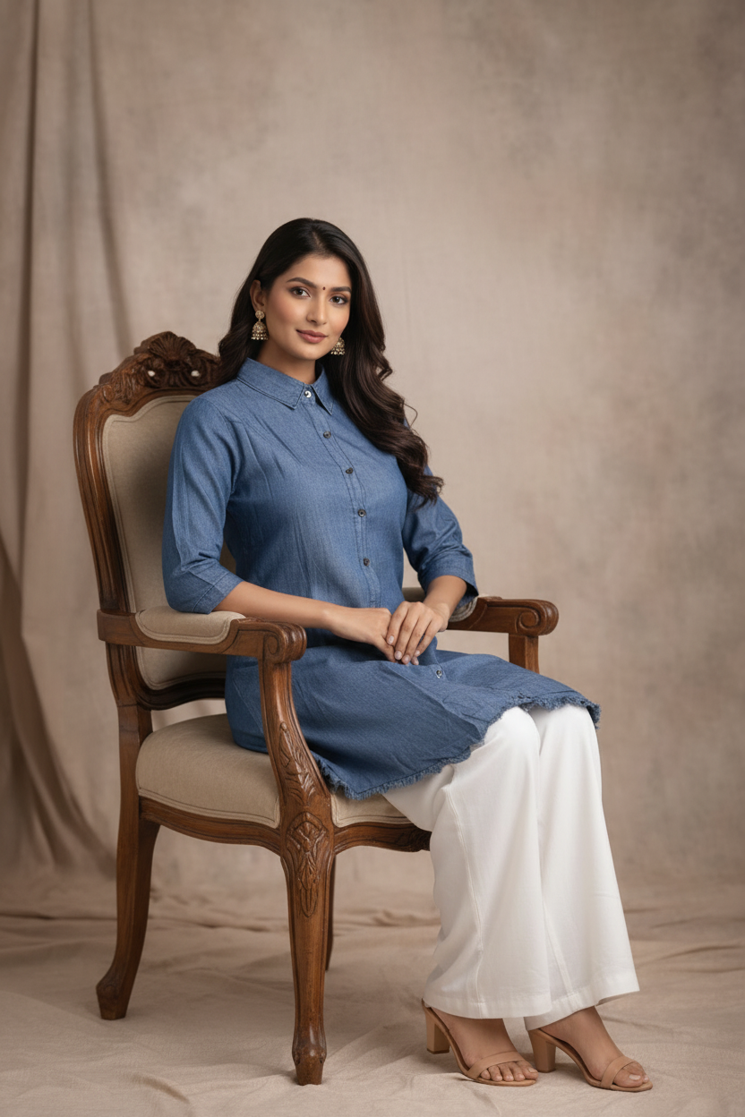 Seated on chair pose