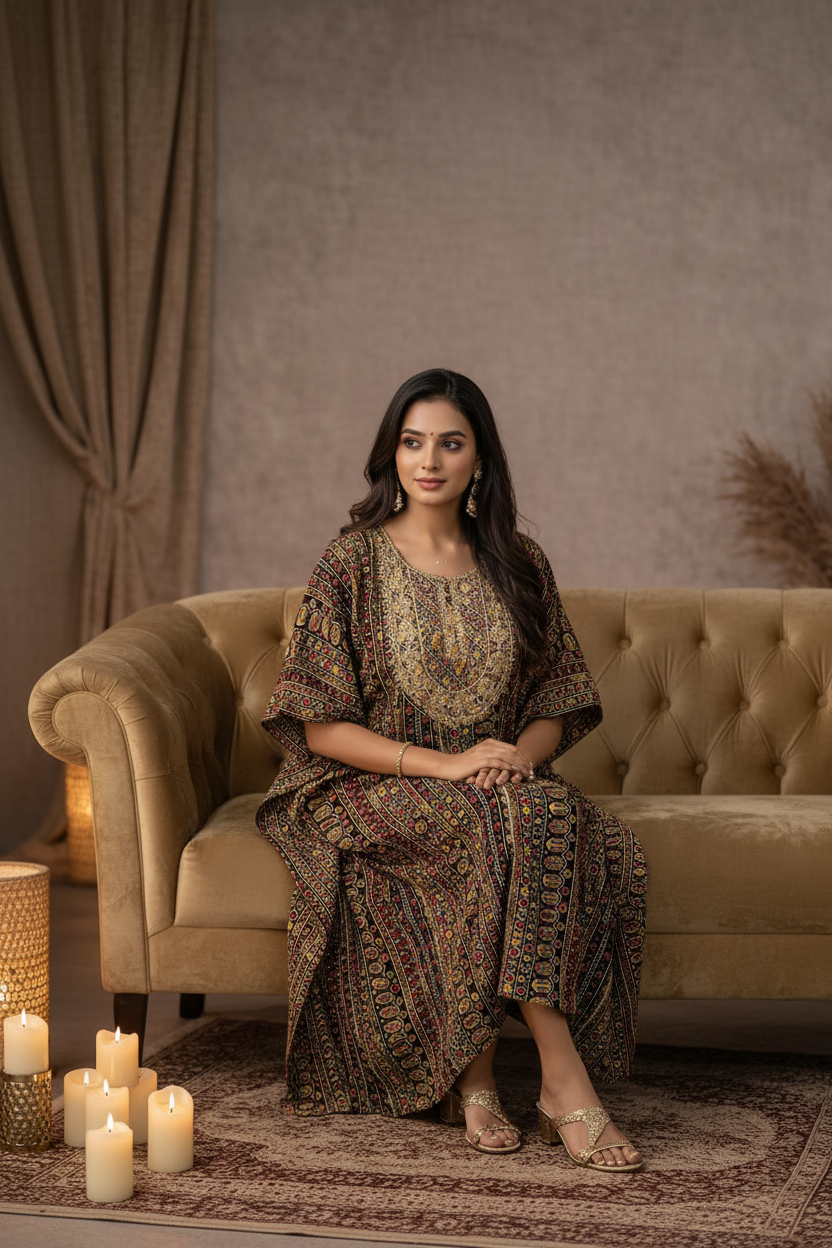 Seated relaxed pose
