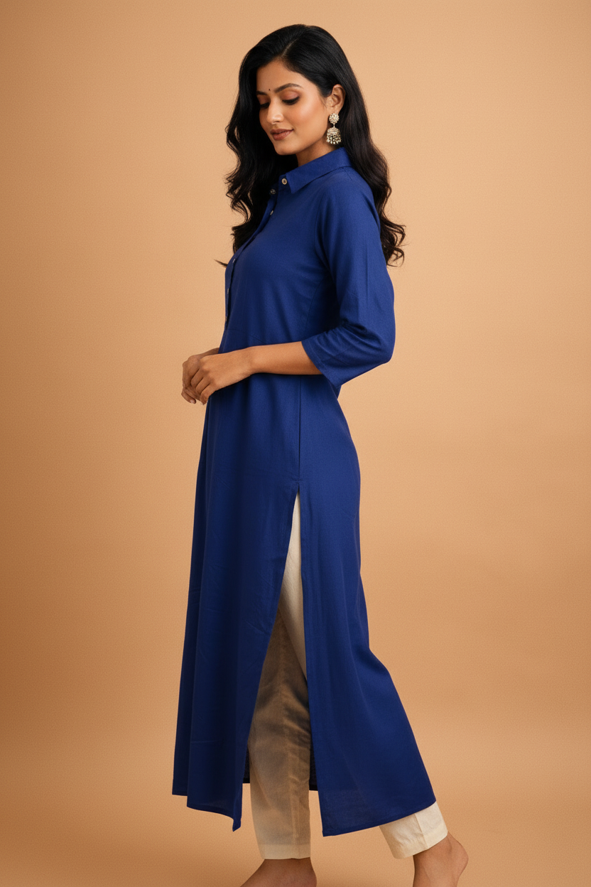 Side angle view