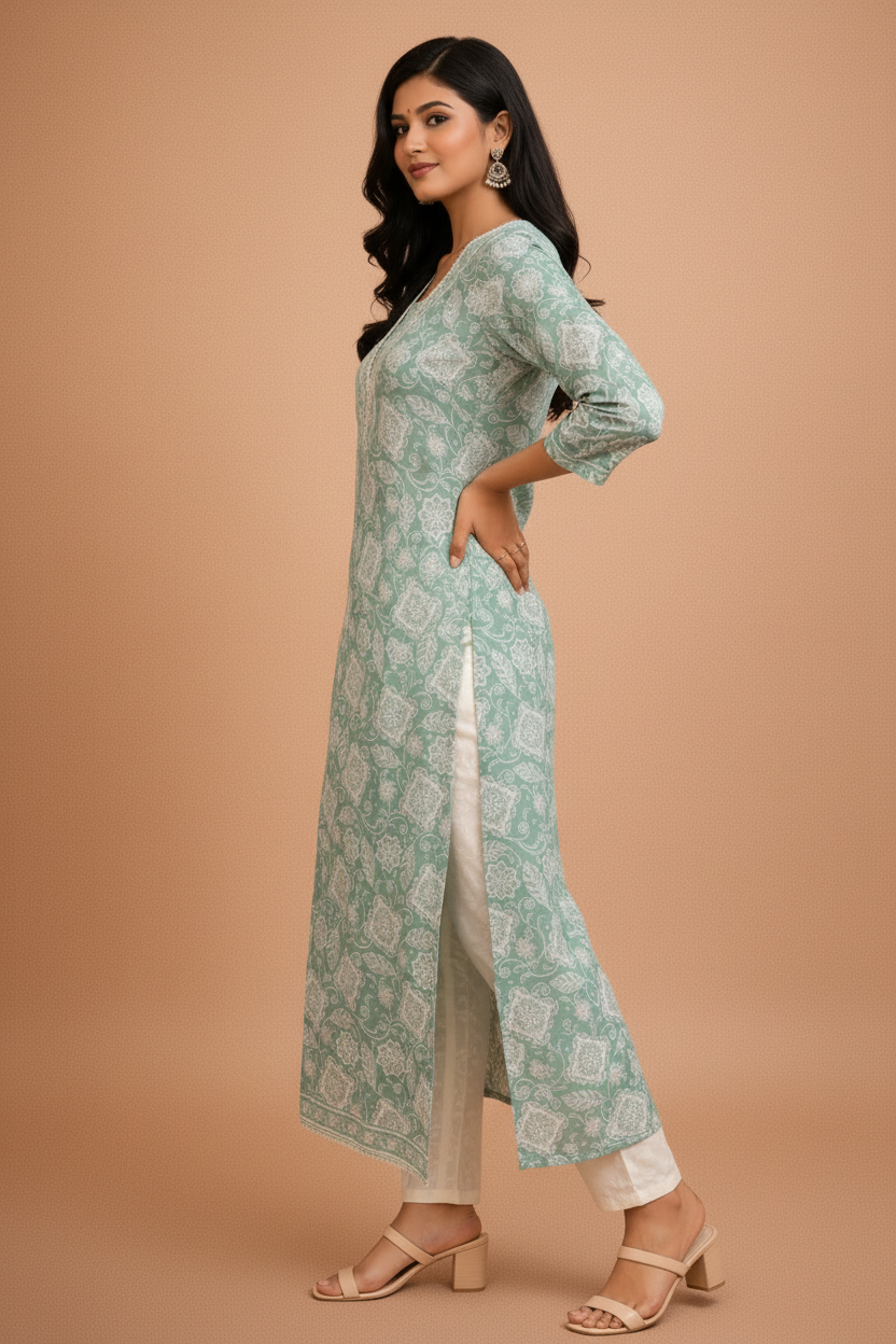 Side angle view