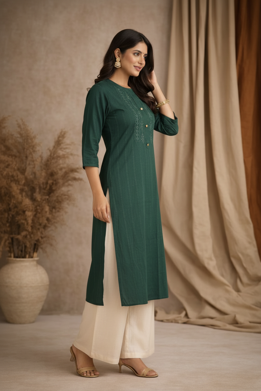 Side angle with slit detail