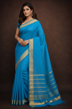 Standing pose – full saree drape