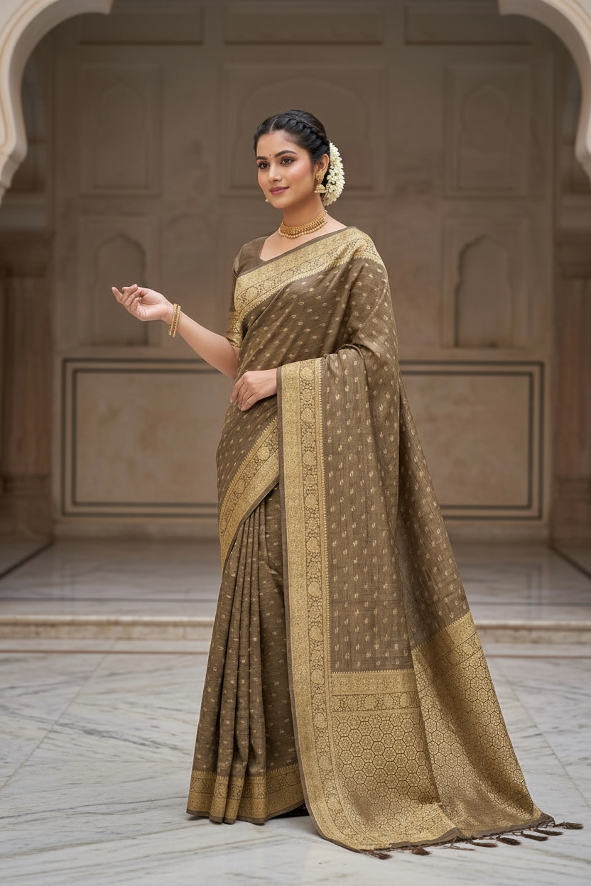Three-quarter angle pose