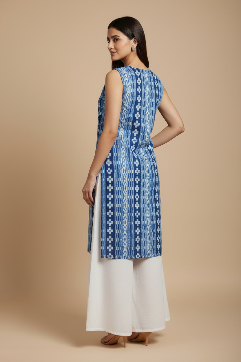 Three-quarter side pose