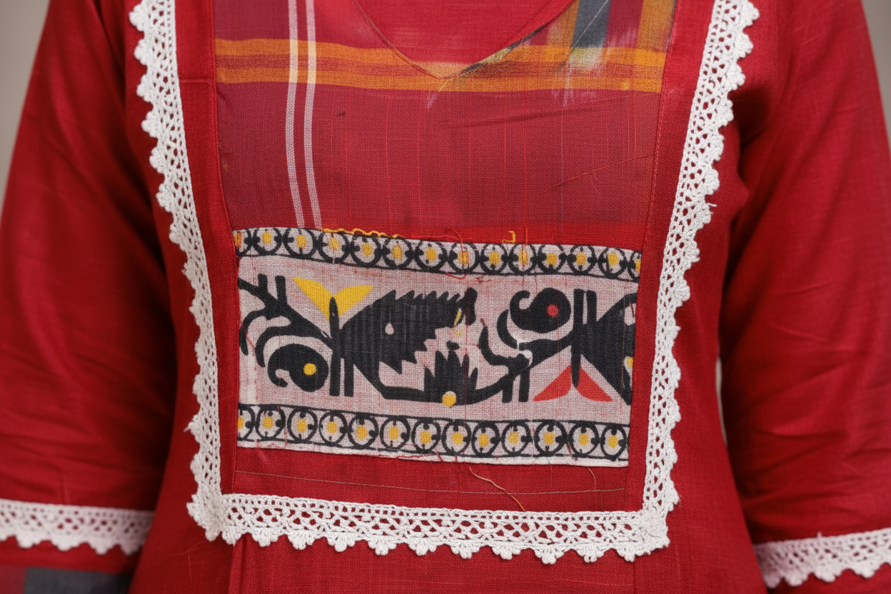 Tribal art detail close-up