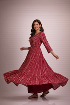 Twirl showing complete print pattern