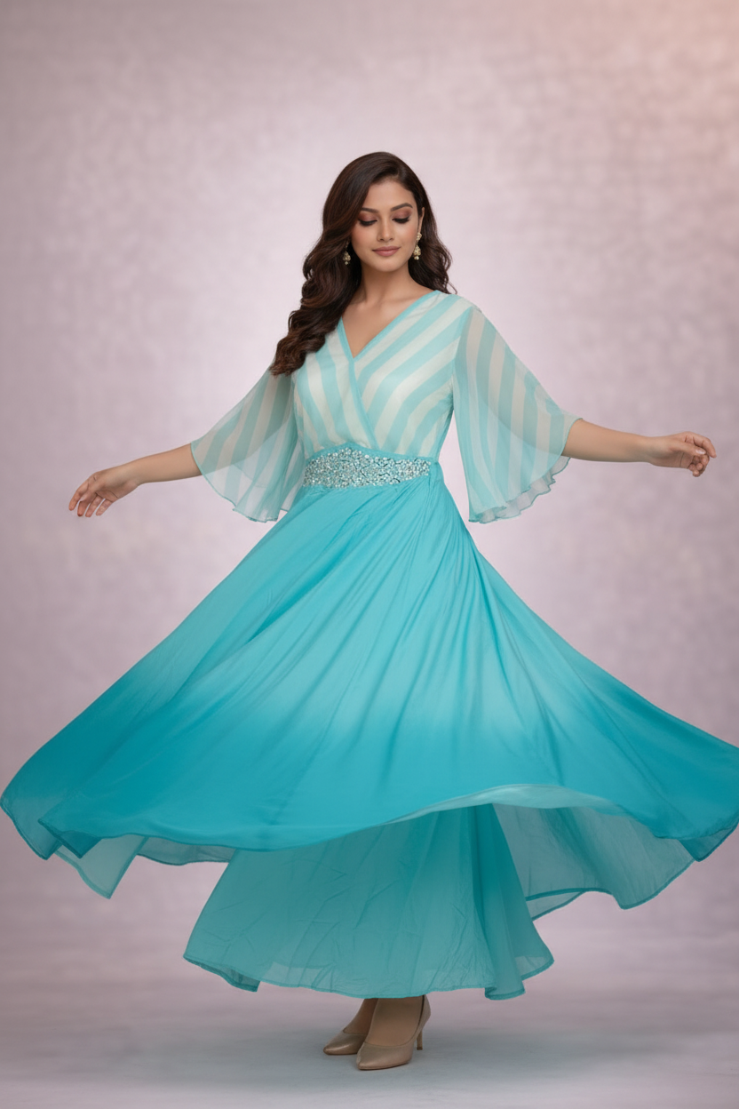 Twirl showing ombre gradient