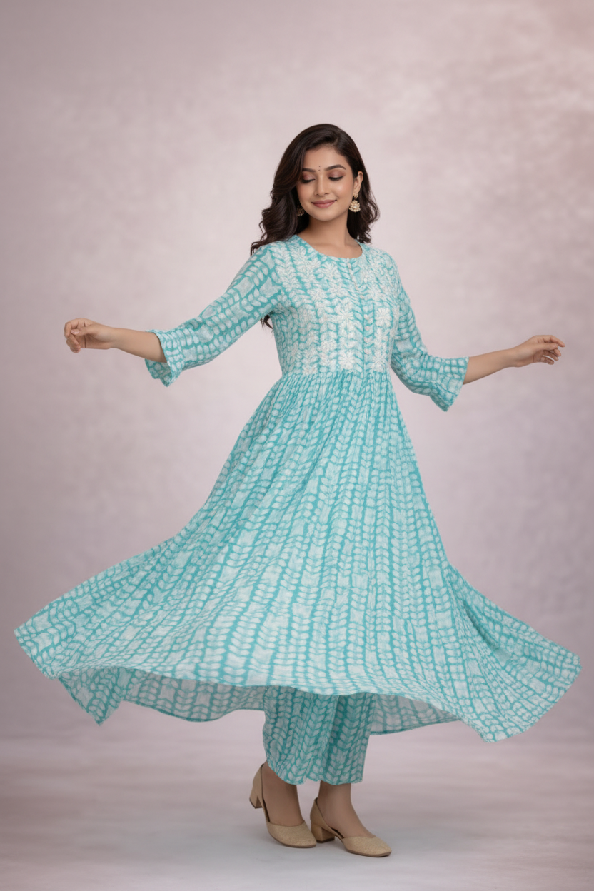 Twirl showing tie-dye pattern