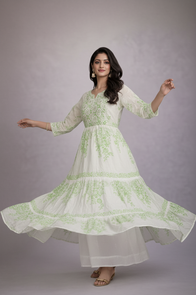 Twirl showing tiered layers