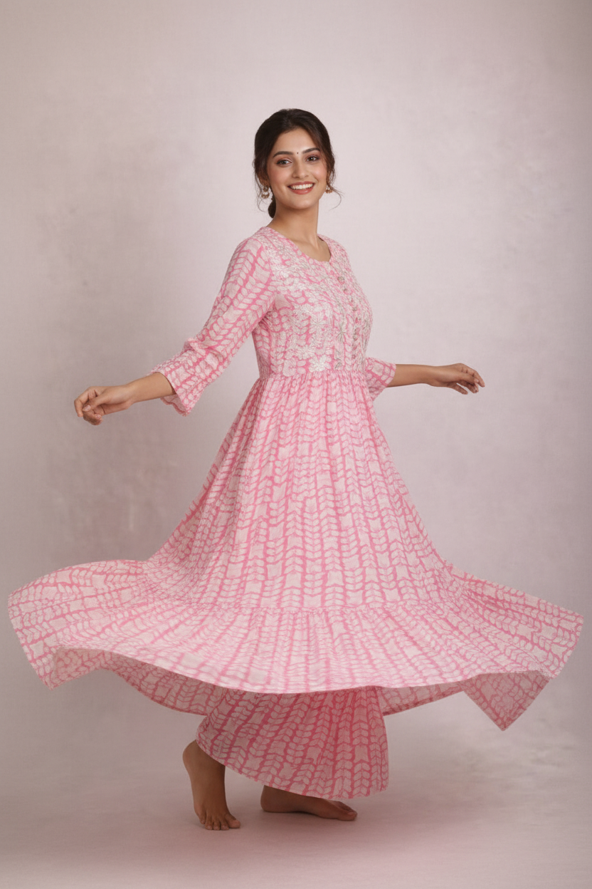 Twirl showing tiered layers