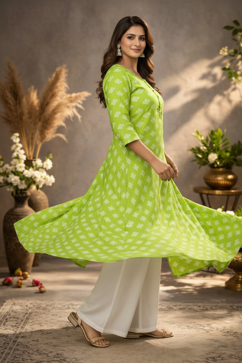 Twirling dynamic pose