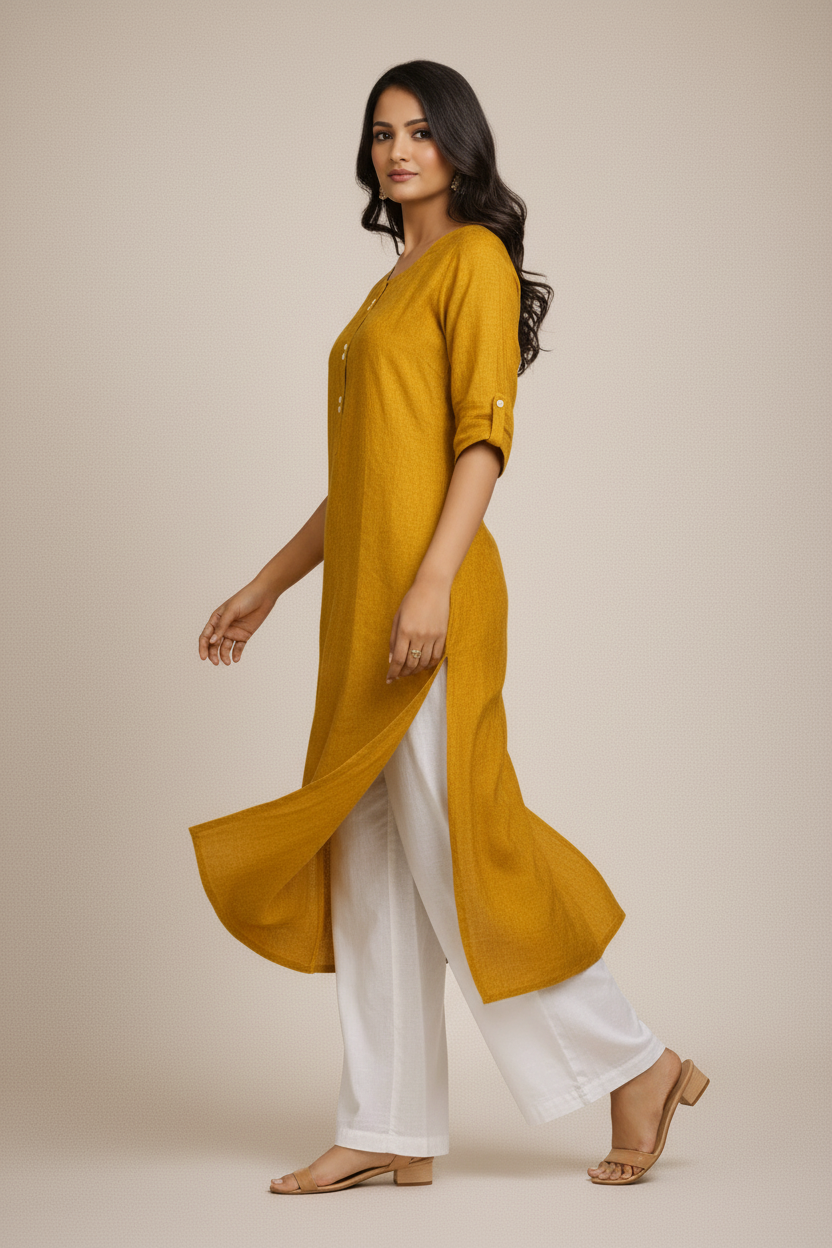 Walking pose with movement