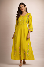 Walking pose with natural flow