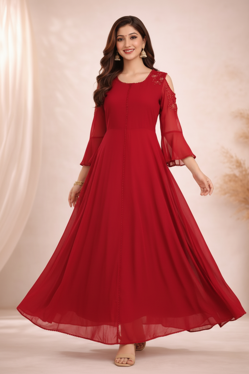 Walking pose with natural flow