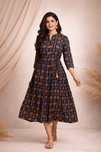 Walking pose with natural flow