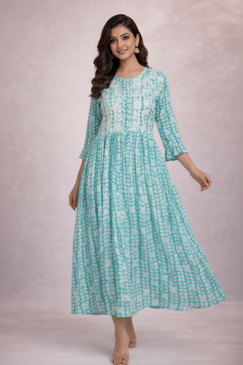 Walking pose with natural flow